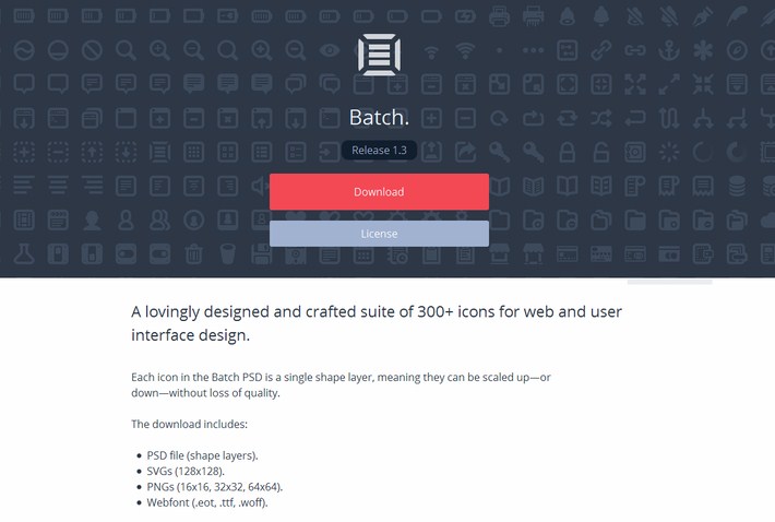 Batch 300+ Icons for Web & User Interface Design