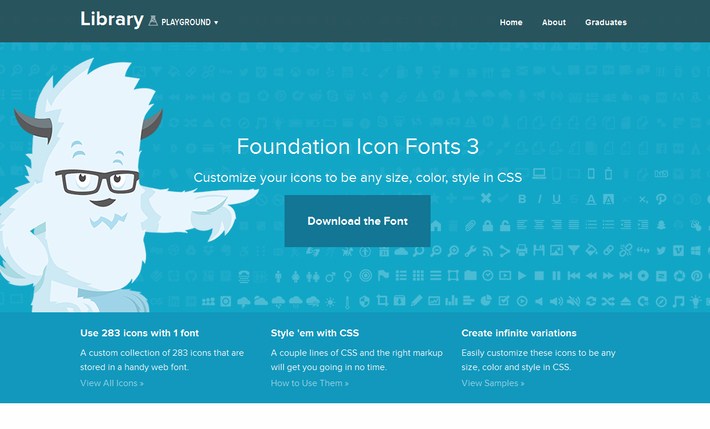 Foundation Icon Fonts 3
