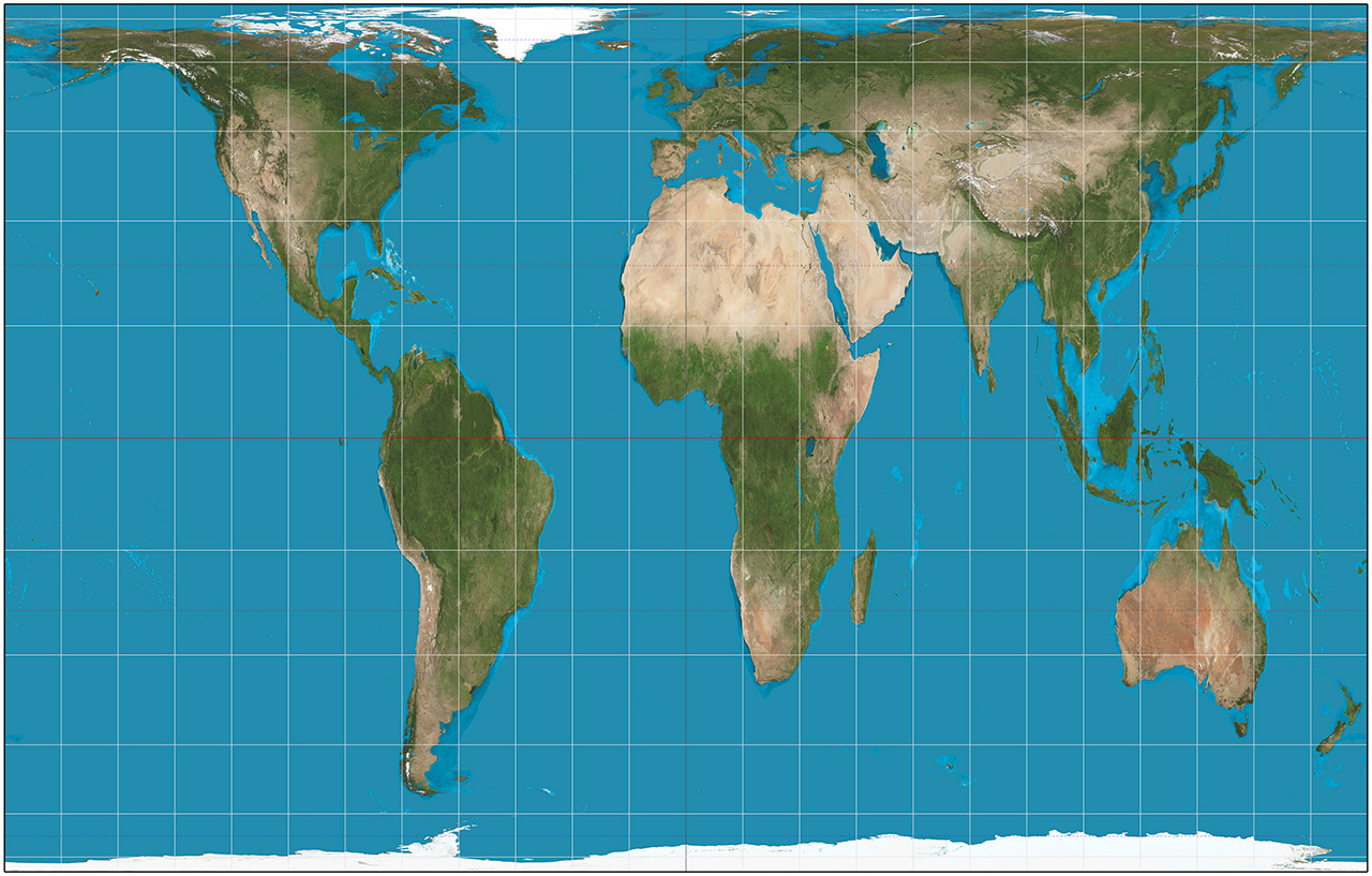 Gerçek Dünya Haritası